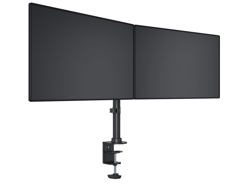 Monitorhalter Basic Duo bis 27"  Metall/Alu