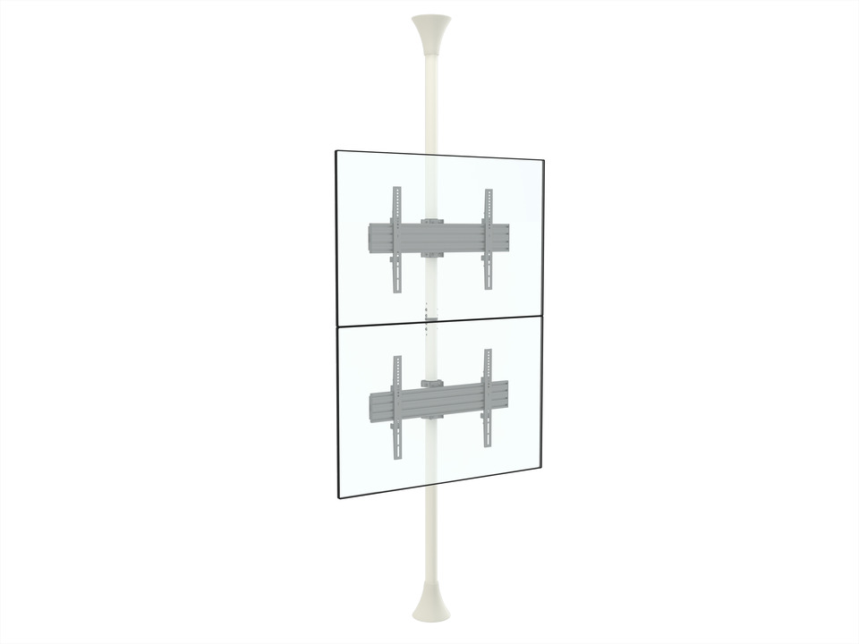Boden-Deckenhalter 2x, 40"-65", VESA 100x100