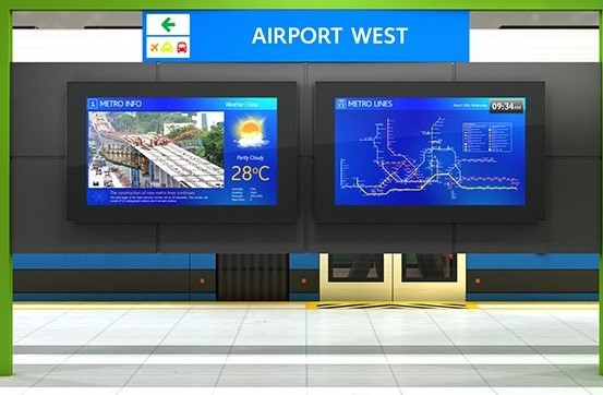 Monitorbox Landscape, 49" Bildschirm, schwarz