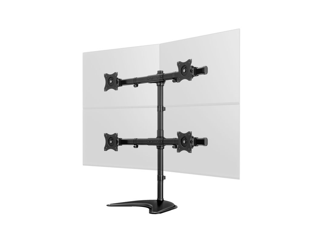Monitorhalter Basic Quad 27"schwarz, Metall