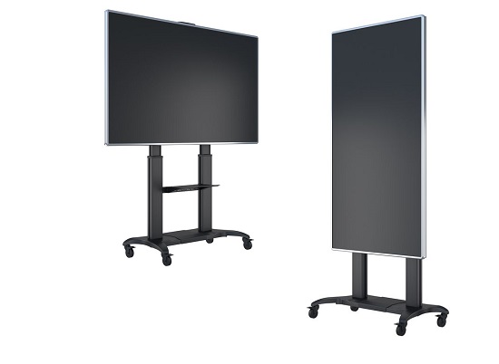 TV Ständer  60"-100", Aluminium, schwarz